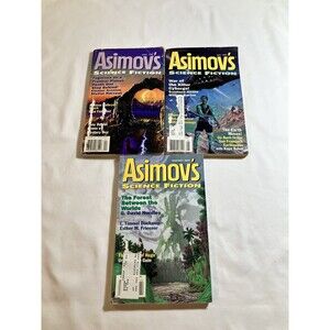 Vintage Lot Of Asimov's Science Fiction - April & May 1999, February 2000